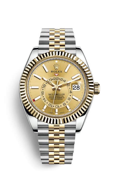 rolex sky dweller geelgouden.